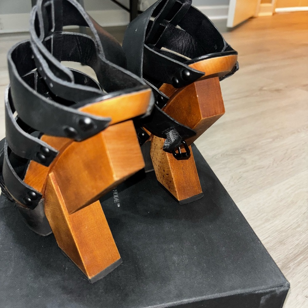 United Nude UN Abstract Rom Architectural Platform Heels Avant Garde EU 39 - Picture 8 of 11